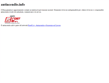 Tablet Screenshot of antincendio.info